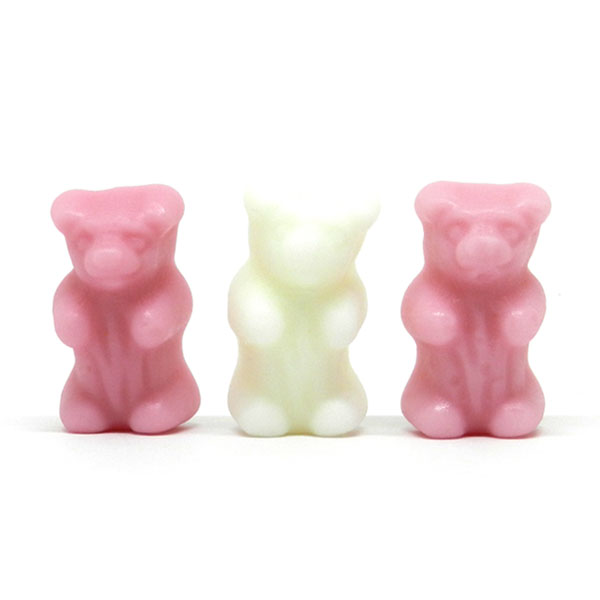 Oursons Duo Rose et Blanc ‑ Confiserie, bonbons en ligne ‑ CandyBulle