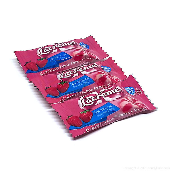 Lacrême saveur fraise sans sucre